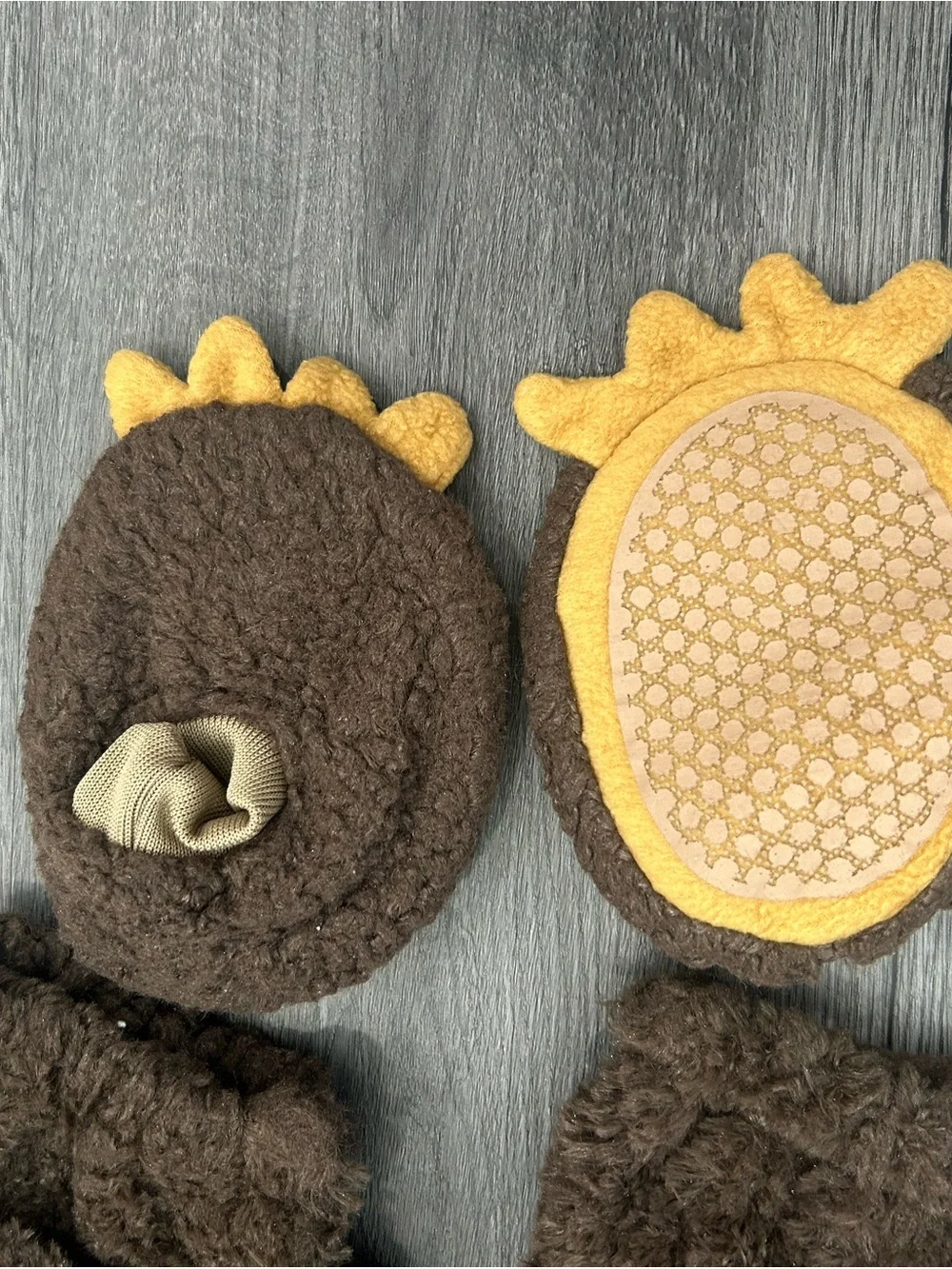 Brown and Tan Plush Monkey Baby Costume